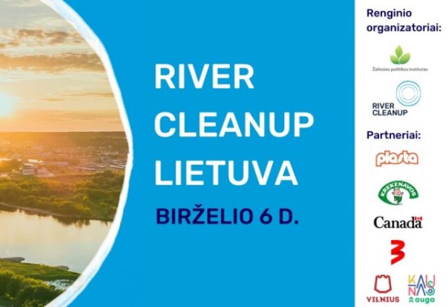 Lazdijai jungiasi prie tarptautinės akcijos „River Cleanup“ – birželio 6 dieną kviečia praleisti...